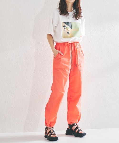 ORiental TRaffic(オリエンタルトラフィック)の「【EC限定】バルキーヒールレースアップサンダル/25207(サンダル・レディース・ホワイト/ブラック・LL/3L/SS/S/M/L)」の6枚目の写真