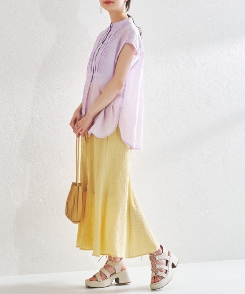 ORiental TRaffic(オリエンタルトラフィック)の「【EC限定】バルキーヒールレースアップサンダル/25207(サンダル・レディース・ホワイト/ブラック・LL/3L/SS/S/M/L)」の4枚目の写真