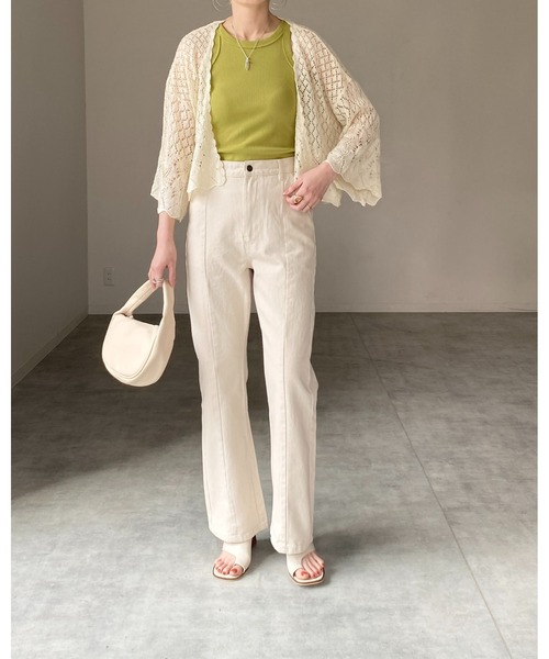 She's Closet（シーズクローゼット）の「フェイクレザー半月型ミニワンハンドルバッグ（ハンドバッグ・レディース・ホワイト/ブラック/ブラウン/グリーン/アイボリー・FREE）」の8枚目の写真