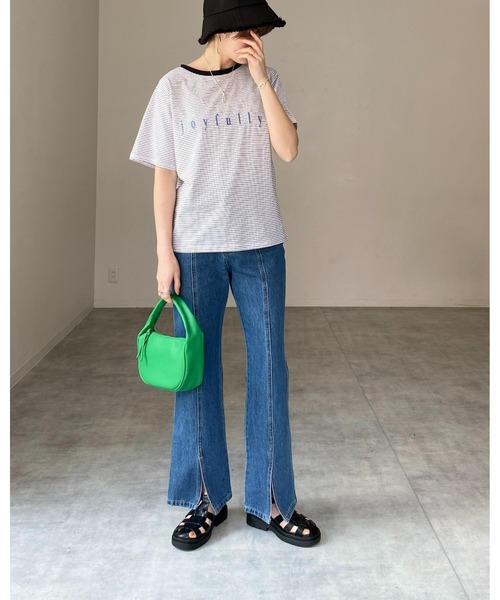 She's Closet（シーズクローゼット）の「フェイクレザー半月型ミニワンハンドルバッグ（ハンドバッグ・レディース・ホワイト/ブラック/ブラウン/グリーン/アイボリー・FREE）」の21枚目の写真