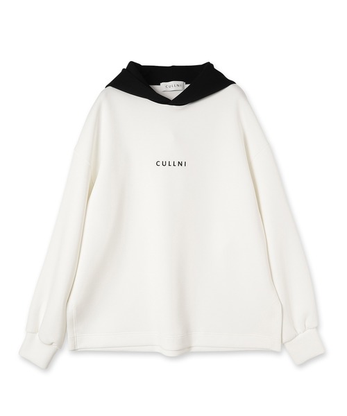 CULLNI（クルニ）の「22-AW-015 / CULLNI LOGO EMBROIDERY  HOODIE（パーカー・メンズ・ベージュ/ブラック/ブラウン/ホワイト/ブルーグリーン・2/0/1）」の7枚目の写真