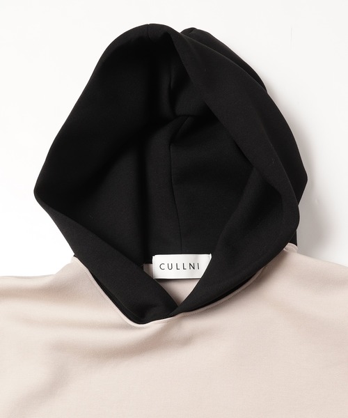 CULLNI（クルニ）の「22-AW-015 / CULLNI LOGO EMBROIDERY  HOODIE（パーカー・メンズ・ベージュ/ブラック/ブラウン/ホワイト/ブルーグリーン・2/0/1）」の15枚目の写真