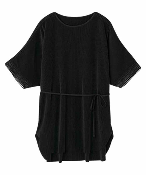RANAN（ラナン）の「プリーツＴシャツ（Tシャツ/カットソー・レディース・ブラック/ネイビー/オレンジ・L/LL/M）」の8枚目の写真
