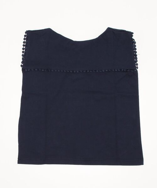 kidsレースフレームカラーカットソー