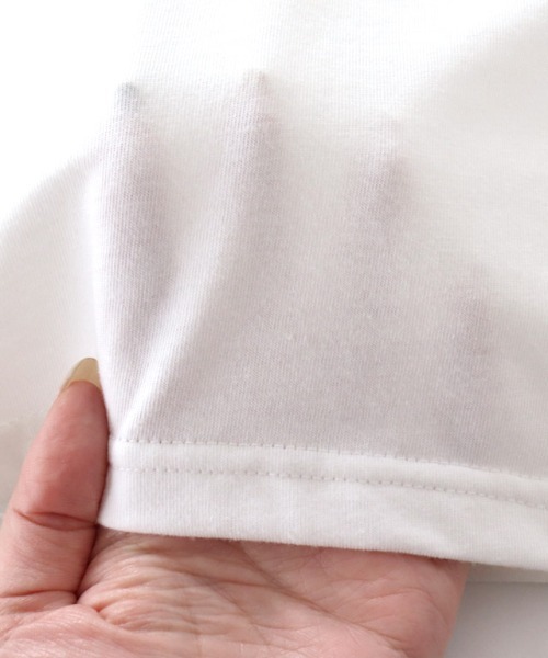 kidsレースフレームカラーカットソー