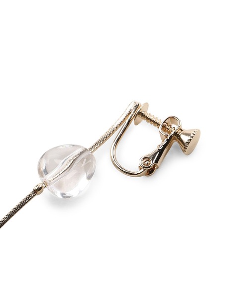 ROPE' PICNIC（ロペピクニック）の「クリアパーツロングイヤリング（イヤリング・レディース・シルバー/ゴールド・FREE）」の8枚目の写真