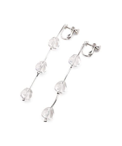 ROPE' PICNIC（ロペピクニック）の「クリアパーツロングイヤリング（イヤリング・レディース・シルバー/ゴールド・FREE）」の7枚目の写真