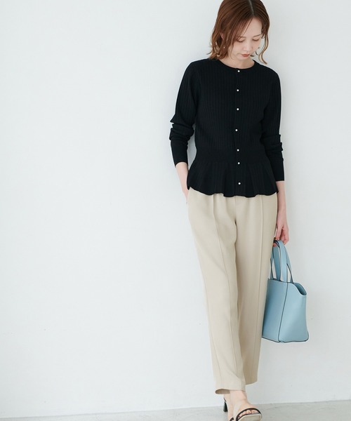 ROPE' PICNIC（ロペピクニック）の「ステファニージョガーパンツ（その他パンツ・レディース・チャコールグレー/ピンク/ブルー/ベージュ系その他・40/38/36）」の14枚目の写真