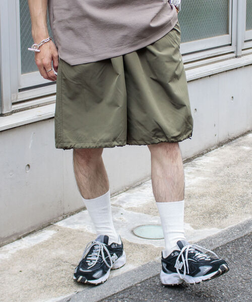 GLOSTER（グロスター）の「【GLOSTER/グロスター】スノーカモ バルーンショーツ ハーフパンツ（その他パンツ・メンズ・ブラック/ホワイト/オリーブ/ロイヤルブルー・M/L）」の3枚目の写真