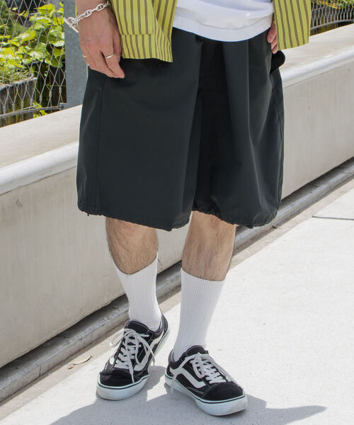 GLOSTER（グロスター）の「【GLOSTER/グロスター】スノーカモ バルーンショーツ ハーフパンツ（その他パンツ・メンズ・ブラック/ホワイト/オリーブ/ロイヤルブルー・M/L）」の2枚目の写真