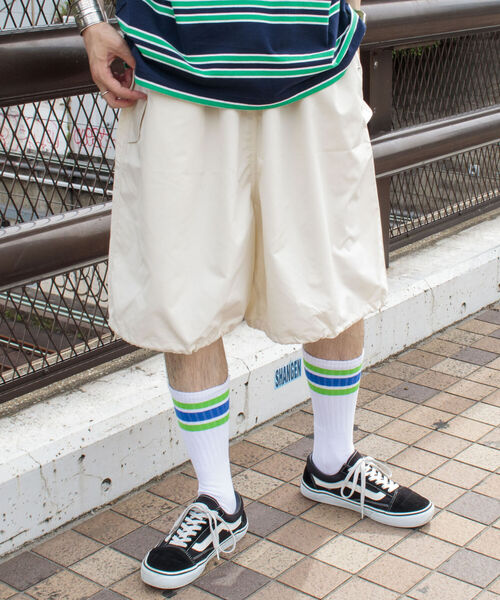 GLOSTER（グロスター）の「【GLOSTER/グロスター】スノーカモ バルーンショーツ ハーフパンツ（その他パンツ・メンズ・ブラック/ホワイト/オリーブ/ロイヤルブルー・M/L）」の5枚目の写真