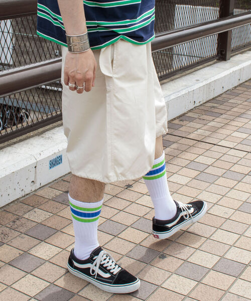 GLOSTER（グロスター）の「【GLOSTER/グロスター】スノーカモ バルーンショーツ ハーフパンツ（その他パンツ・メンズ・ブラック/ホワイト/オリーブ/ロイヤルブルー・M/L）」の6枚目の写真