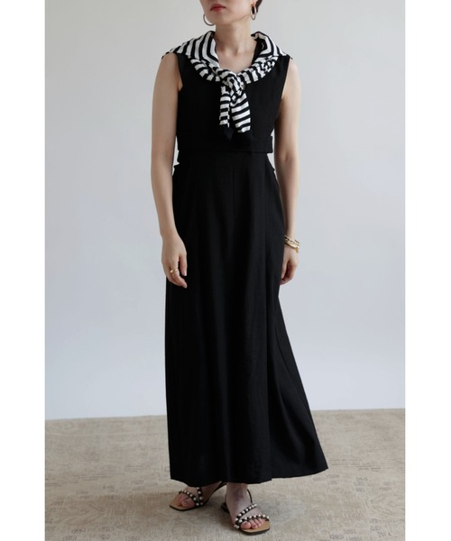 &. NOSTALGIA（アンドドットノスタルジア）の「【ZOZO限定】リネンタッチカッティングジャンパースカート（ジャンパースカート・レディース・ライトベージュ/モカ/ブラック・FREE）」の18枚目の写真