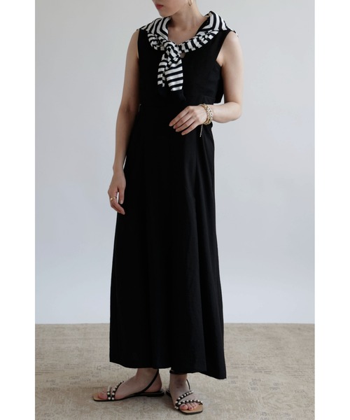 &. NOSTALGIA（アンドドットノスタルジア）の「【ZOZO限定】リネンタッチカッティングジャンパースカート（ジャンパースカート・レディース・ライトベージュ/モカ/ブラック・FREE）」の21枚目の写真