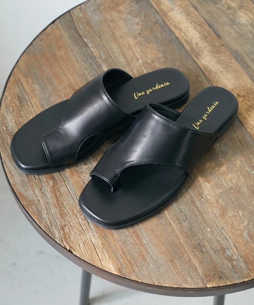 minia(ミニア)の「・minia カバートングサンダル(サンダル・レディース・ブラック/その他1・LL/S/M/L)」の1枚目の写真