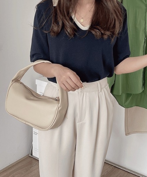 mebole(メボレ)の「スクエアボストンバッグ(ボストンバッグ・レディース・ホワイト/ブラック/ブラウン/イエロー/グリーン・FREE)」の15枚目の写真