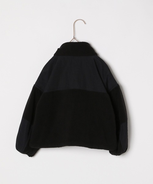 LOWRYS FARM(ローリーズファーム)の「フリースブルゾン 343121(ブルゾン・キッズ・ブラック/アイボリー・110cm/120cm/130cm/140cm/150cm)」の5枚目の写真