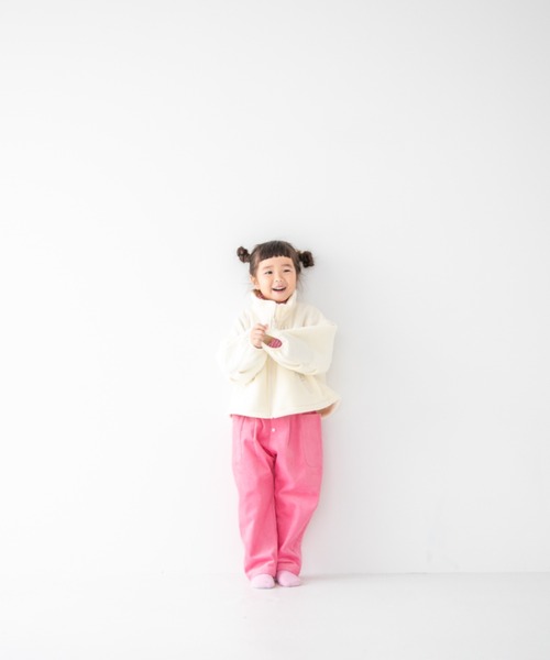 LOWRYS FARM(ローリーズファーム)の「フリースブルゾン 343121(ブルゾン・キッズ・ブラック/アイボリー・110cm/120cm/130cm/140cm/150cm)」の11枚目の写真