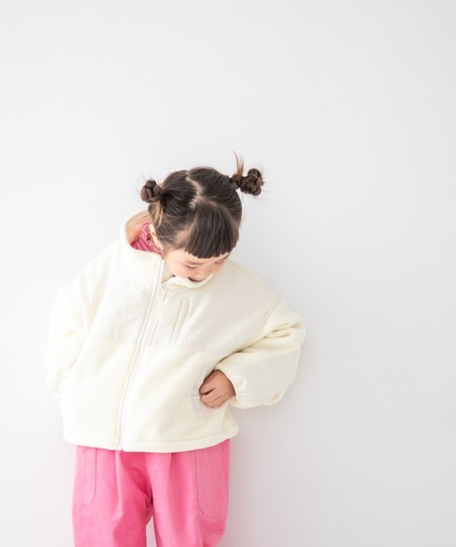 LOWRYS FARM(ローリーズファーム)の「フリースブルゾン 343121(ブルゾン・キッズ・ブラック/アイボリー・110cm/120cm/130cm/140cm/150cm)」の13枚目の写真