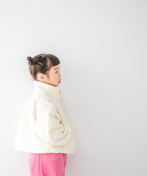 LOWRYS FARM(ローリーズファーム)の「フリースブルゾン 343121(ブルゾン・キッズ・ブラック/アイボリー・110cm/120cm/130cm/140cm/150cm)」の16枚目の写真
