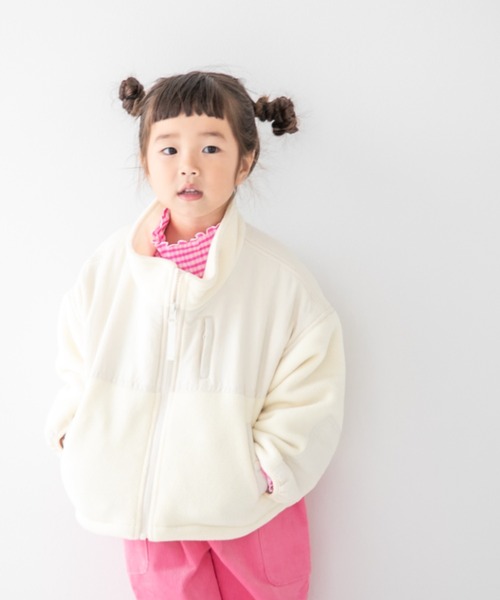 LOWRYS FARM(ローリーズファーム)の「フリースブルゾン 343121(ブルゾン・キッズ・ブラック/アイボリー・110cm/120cm/130cm/140cm/150cm)」の17枚目の写真