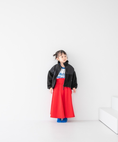 LOWRYS FARM(ローリーズファーム)の「フリースブルゾン 343121(ブルゾン・キッズ・ブラック/アイボリー・110cm/120cm/130cm/140cm/150cm)」の18枚目の写真