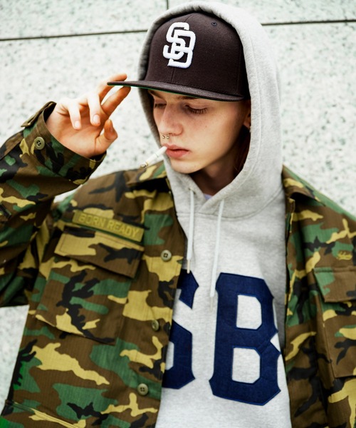Subciety（サブサエティ）の「SNAP BACK CAP-CANNON-（キャップ・メンズ・ブラック×ブラック/ブラック×ホワイト・FREE）」の6枚目の写真