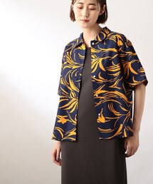 THE SHOP TK  | 【小川夢乃さんコラボ】プリント柄半袖シャツ(シャツ/ブラウス)