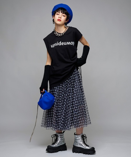 Narcissus（ナルシス）の「【Narcissus】ロゴシャーリングタンク（タンクトップ・レディース・ブラック/グリーン・FREE）」の8枚目の写真