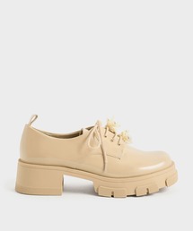 CHARLES & KEITH | Hayden ヘイデン ビーズエンベリッシュドパテントオックスフォード(ドレスシューズ)