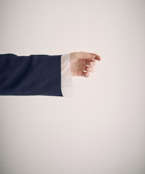 SEA（シー）の「サージ オーバーライニング パワーショルダー 90’s ジャケット（テーラードジャケット・レディース・ネイビー/グレー・ONE SIZE）」の13枚目の写真