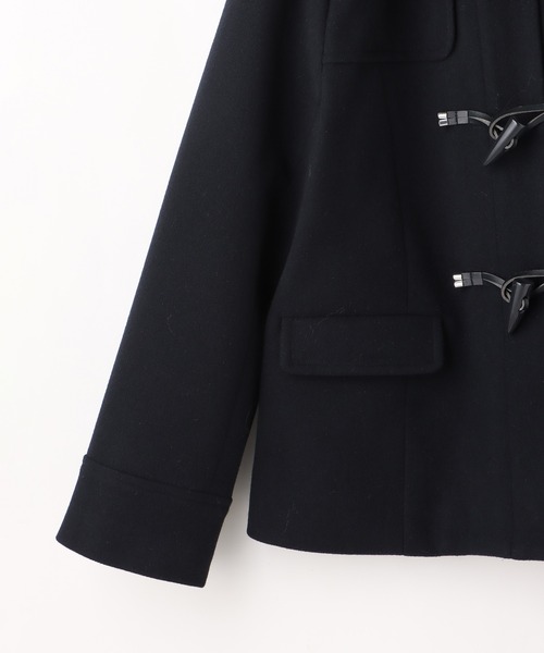 Honeys(ハニーズ)の「ショート丈ダッフルコート(ダッフルコート・レディース・ホワイト/ネイビー/ピンク系その他/ラベンダー・M/L/LL)」の16枚目の写真