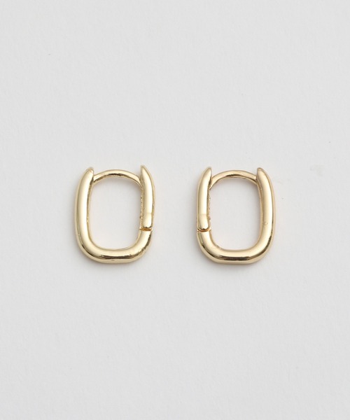 Geel（ギール）の「Geel/コンパクト ラウンドフープピアス【ワンタッチ】（ピアス（両耳用）・レディース・シルバー/ゴールド・FREE）」の16枚目の写真