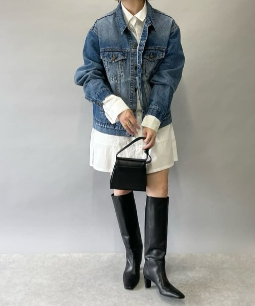 RIVE DROITE（リヴドロワ）の「様々な装いに合わせて持てる/イタリアンレザーフラップミニバッグ（ハンドバッグ・レディース・ブラック/グリーン系その他・FREE）」の21枚目の写真