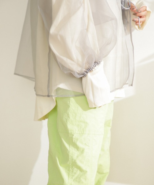 CREOLME（クレオルム）の「(CREOLME)オーガンジーブラウス