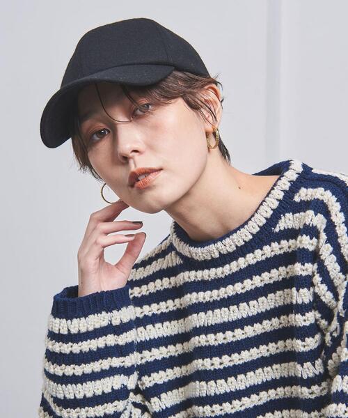 UNITED ARROWS（ユナイテッドアローズ）の「フランネル キャップ（キャップ・レディース・ブラック/ベージュ/ダークグレー・FREE）」の22枚目の写真