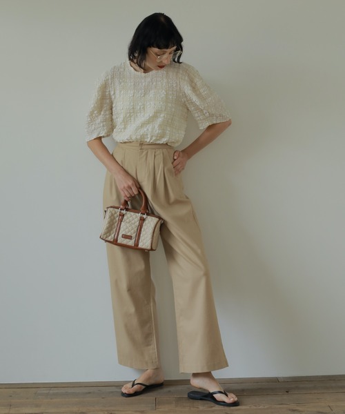 AMAIL（アマイル）の「Quilting bossbag（ショルダーバッグ・レディース・ブラック/アイボリー・FREE）」の9枚目の写真