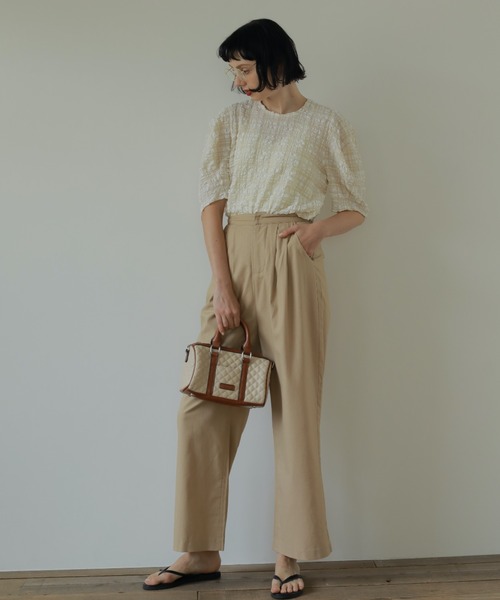 AMAIL（アマイル）の「Quilting bossbag（ショルダーバッグ・レディース・ブラック/アイボリー・FREE）」の18枚目の写真