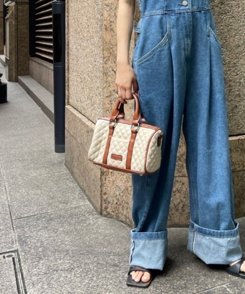 AMAIL（アマイル）の「Quilting bossbag（ショルダーバッグ・レディース・ブラック/アイボリー・FREE）」の6枚目の写真