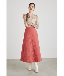 rienda | キルティングライトフレアスカート(スカート)