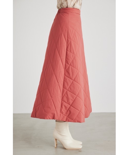 rienda(リエンダ)の「キルティングライトフレアスカート(スカート・レディース・ライム/ピンク/ブラック・MEDIUM/SMALL)」の20枚目の写真