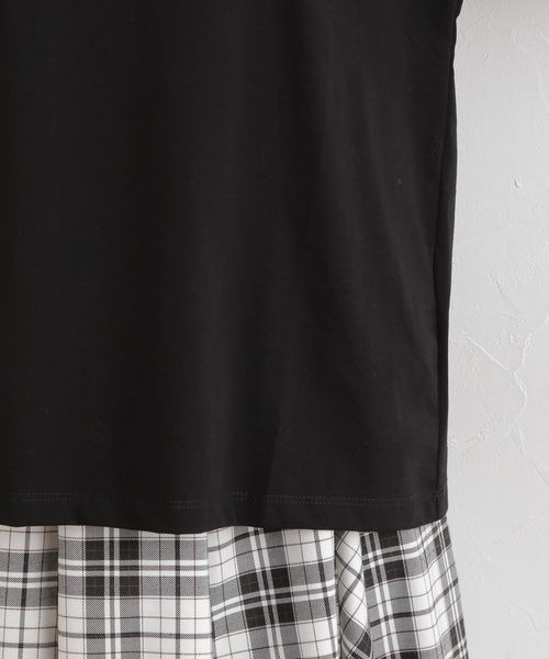 mysty woman（ミスティウーマン）の「フロントロゴレギュラーロンＴ 165694（Tシャツ/カットソー・レディース・ブラック/オフホワイト/モカ・FREE）」の13枚目の写真