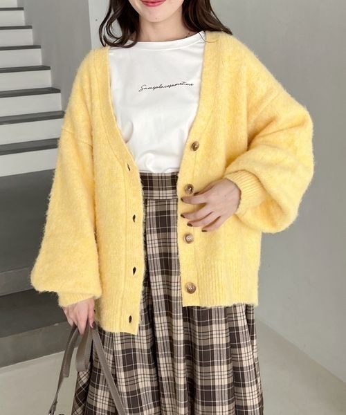 mysty woman（ミスティウーマン）の「フロントロゴレギュラーロンＴ 165694（Tシャツ/カットソー・レディース・ブラック/オフホワイト/モカ・FREE）」の20枚目の写真