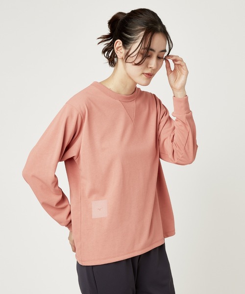 Go to by mizuno（ゴートゥーバイミズノ）の「ＵＶカットロングスリーブＴシャツ［ウィメンズ］（Tシャツ/カットソー・レディース・ピンク/ホワイト/ブラック・S/L/M）」の3枚目の写真