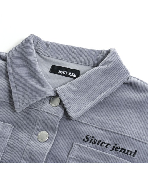 SISTER JENNI（SISTER JENNI）の「ネームパッチコーデュロイGジャン（デニムジャケット・キッズ・ベージュ/サックスブルー/ピンク・130cm/140cm/150cm/160cm）」の13枚目の写真