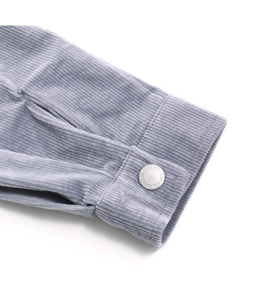 SISTER JENNI（SISTER JENNI）の「ネームパッチコーデュロイGジャン（デニムジャケット・キッズ・ベージュ/サックスブルー/ピンク・130cm/140cm/150cm/160cm）」の8枚目の写真