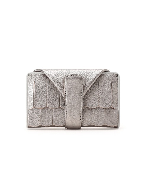 HIROKO HAYASHI（ヒロコハヤシ）の「◆FRANGIA（フランジャ）マルチ財布（財布・レディース・ブラック/ホワイト系/ベージュ/シルバー/ゴールド・00）」の4枚目の写真