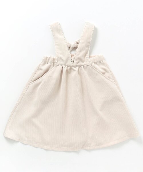 apres les cours（アプレレクール）の「WEB限定 レース付き後ろリボンジャンスカ（ジャンパースカート・キッズ・アイボリー/ミント・90/100/110/120/80/130）」の18枚目の写真