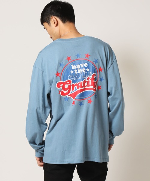 ARCADE(アーケード)の「コットンUSA オーバーサイズ カレッジロゴ アメカジ ロングTシャツ(Tシャツ/カットソー・メンズ・ホワイト系1/ホワイト系2/ブラック系1/グレー系1/グレー系2/ネイビー系2/ブルー系1/ブルー系2・LL/M/L)」の7枚目の写真