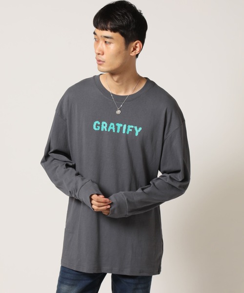 ARCADE(アーケード)の「コットンUSA オーバーサイズ カレッジロゴ アメカジ ロングTシャツ(Tシャツ/カットソー・メンズ・ホワイト系1/ホワイト系2/ブラック系1/グレー系1/グレー系2/ネイビー系2/ブルー系1/ブルー系2・LL/M/L)」の14枚目の写真